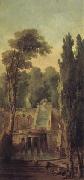 ROBERT, Hubert Landscape with Terrace and Cascade oil painting picture wholesale